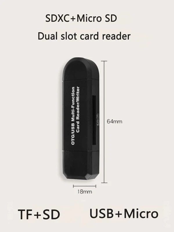 OTG USB Multi-Function Card Reader
