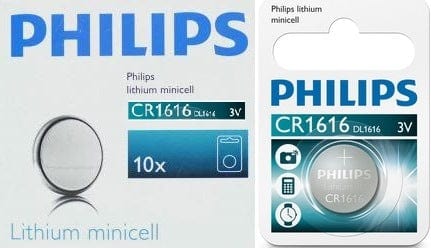 Philips Minicells Battery CR1616 Lithium