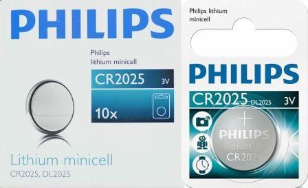 Philips Minicells Battery CR2025 Lithium