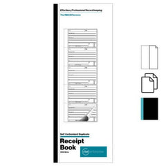 RBE A4 Spiral Receipt Book Duplicate