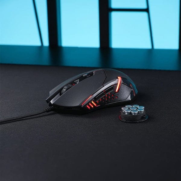 REDRAGON CENTROPHORUS 7200DPI RGB Gaming Mouse - Black