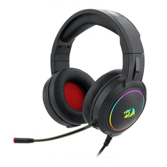 REDRAGON Over-Ear MENTO Aux RGB Gaming Headset - Black