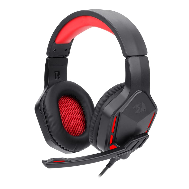 REDRAGON Over-Ear THEMIS Aux Gaming Headset - Black durban-umhlanga Geekware-tech