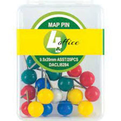 Retail Box Accessories 20pc Map Pin 20mm