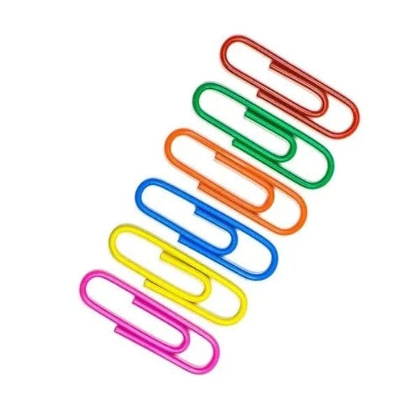 Retail Box Accessories 60pcs Paper Clips Color 33mm