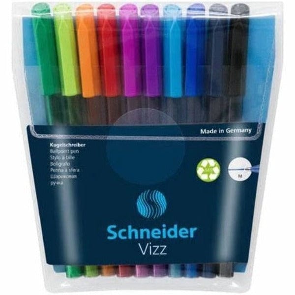 Schneider Vizz Ball Point Pen Medium Wallet Assorted