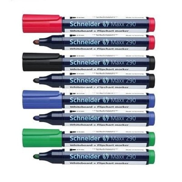 Schneider Whiteboard Maxx 290 Markers - Pack of 4