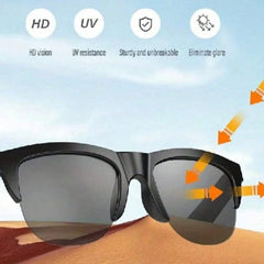 Smart Bt5.0 Sunglasses Multi-functional Glasses - Black