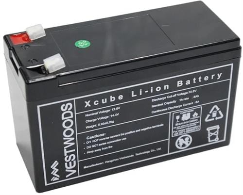 Solarix XCube 12V 8Ah Rechargeable Lithium Battery