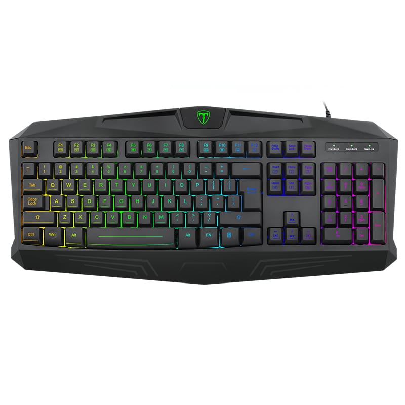 T-Dagger TANKER RGB|104Key|25 Non-Conflict|Membrane Gaming Keyboard - Black