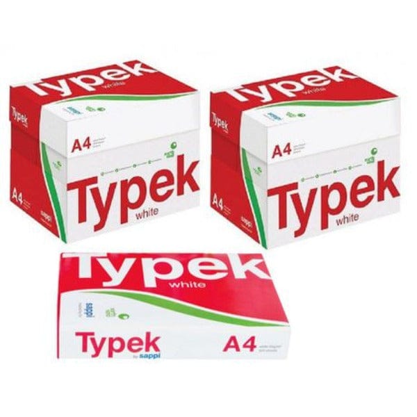 Typek A4 White Office Copy Paper - (5x500)