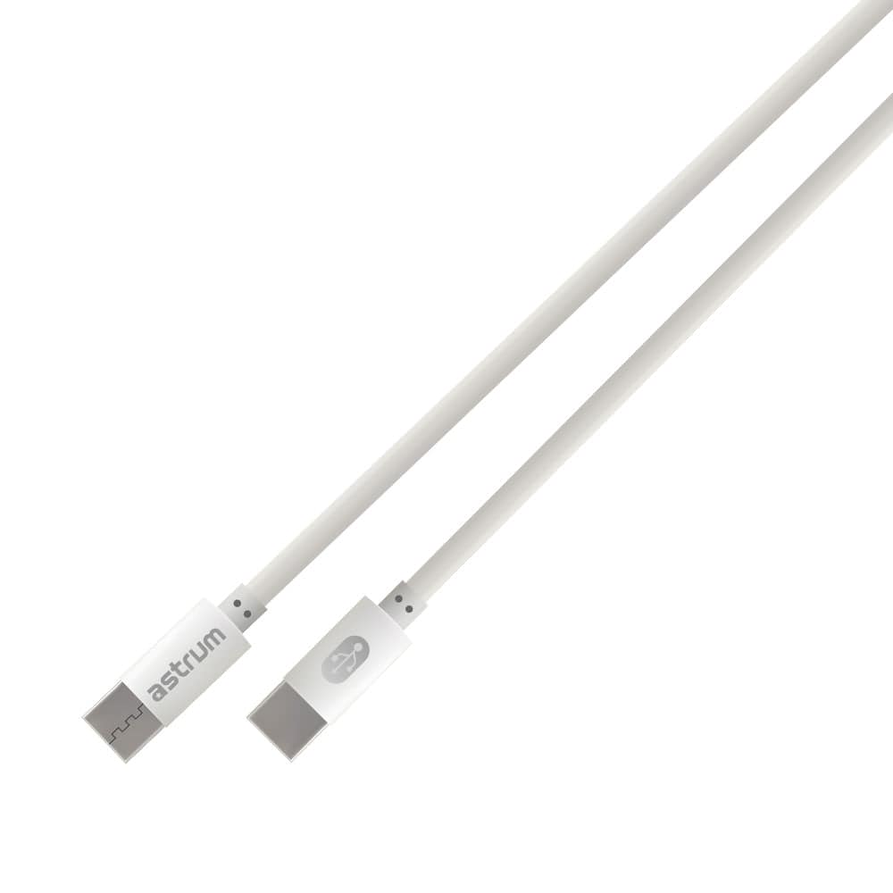 Verve CC60 60W PD USB-C to USB-C Charge & Sync Cable – White