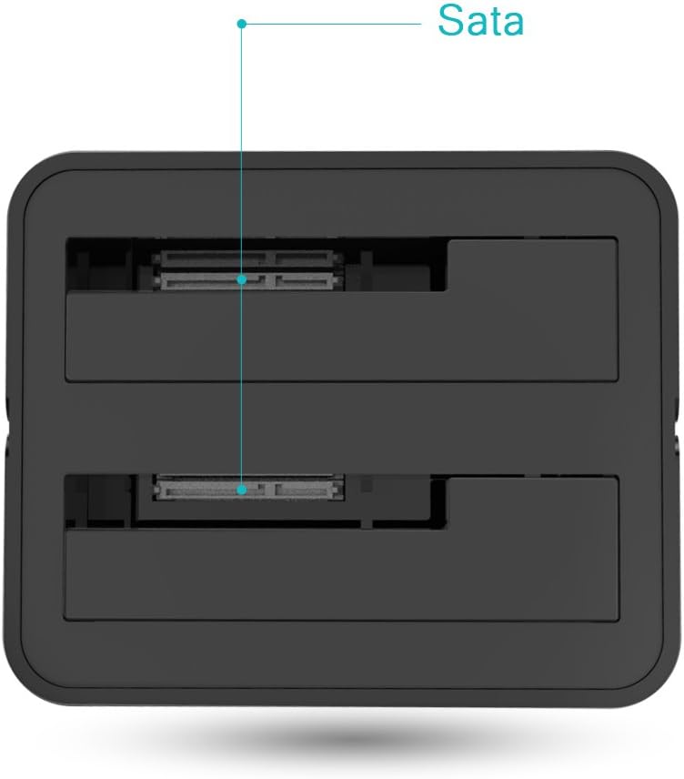 WAVLINK USB 3.0 Dual Bay SATA External Hard Drive Docking Station