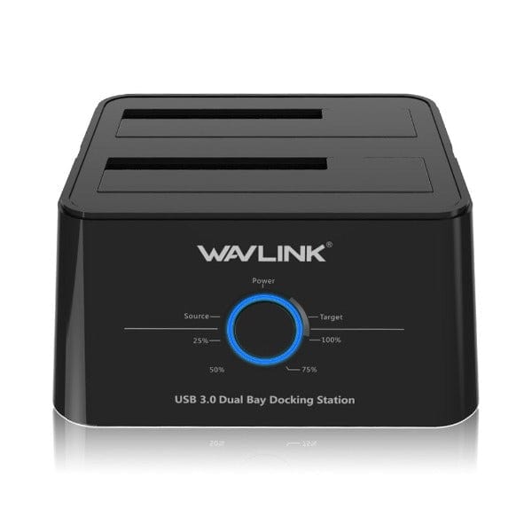 WAVLINK USB 3.0 Dual Bay SATA External Hard Drive Docking Station