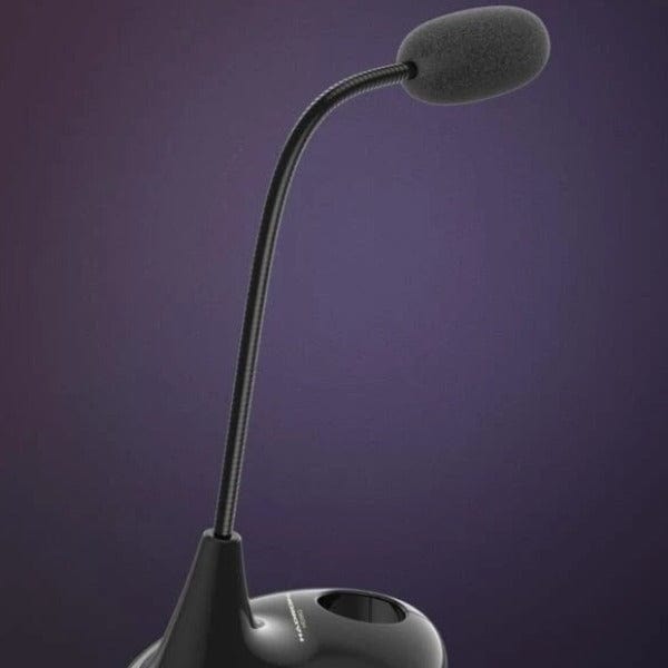 Desktop Computer Head Microphone Wired Desktop Microphone – Geekware Tech