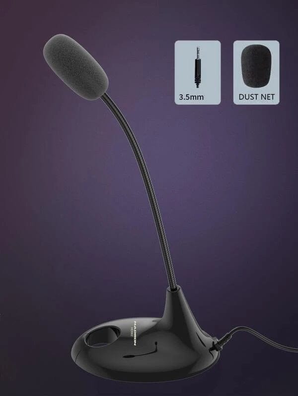 Desktop Computer Head Microphone Wired Desktop Microphone – Geekware Tech