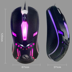 Wired Glowing Gaming Mouse